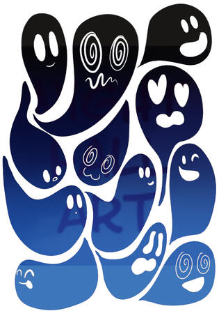 Ghosts Blue